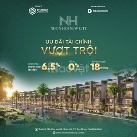 570 triệu / nền nhận ngay sổ đỏ sở hữu lâu dài đất biển Quy Nhơn