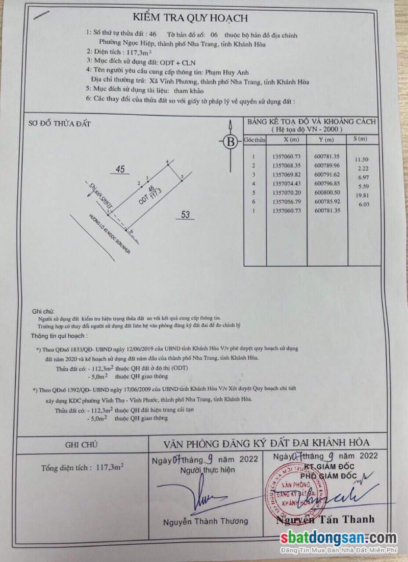 bán đất trong khu du lịch gần sông cách biển chỉ 3km Ngọc Hiệp Nha Trang  lh 0985451850